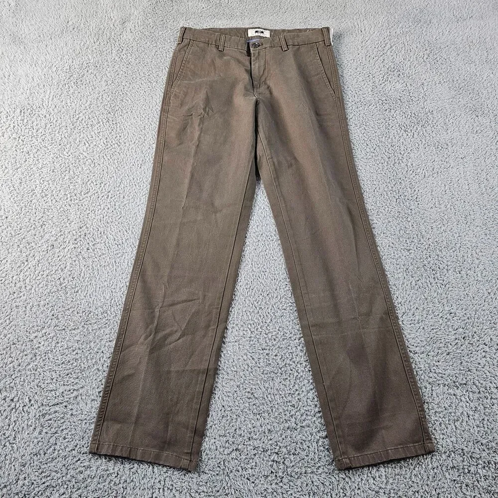 Joseph Abboud Pants 32x33 Khaki Brown Chino Comfort Stretch Preppy Casual NWT